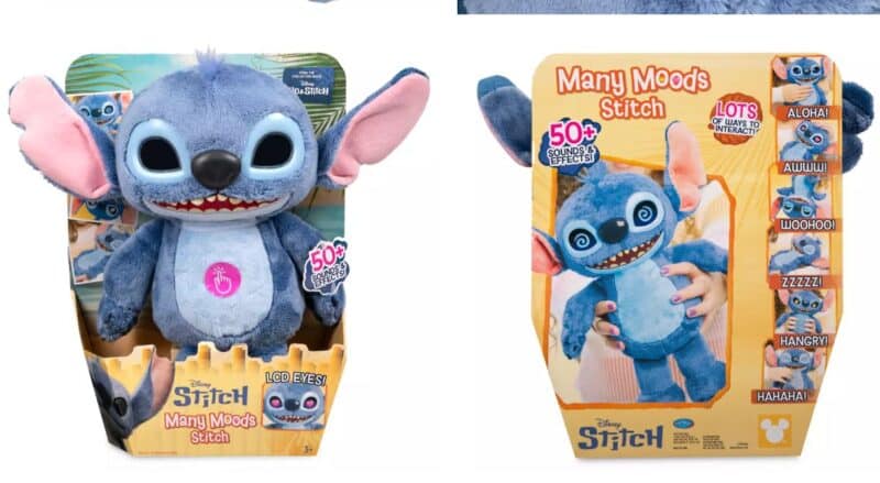 New Talking Many Moods Stitch Doll from Just Play Is Now Available