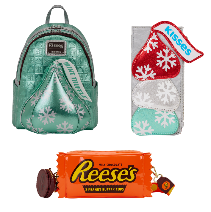 Loungefly Releases Holiday Hershey Kiss and Reeses Pieces display picture 3