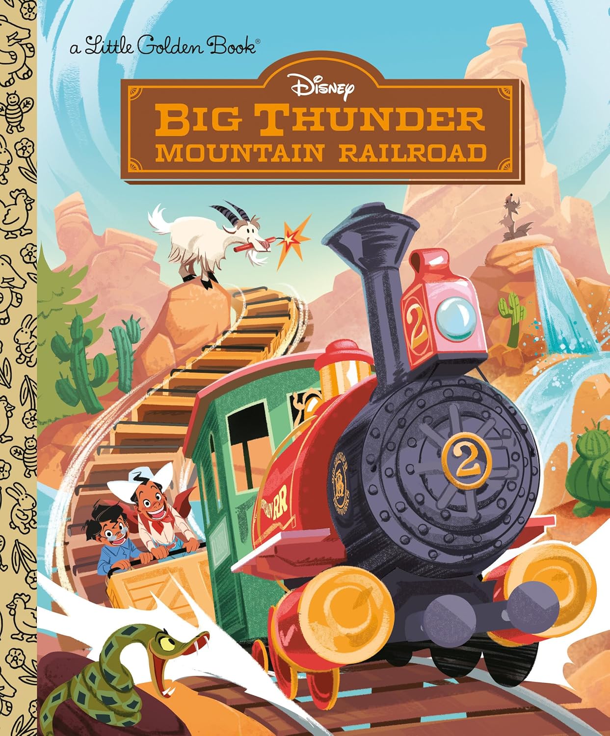 Disney's Big Thunder Mountain Railroad Little Golden Book Now Available ...